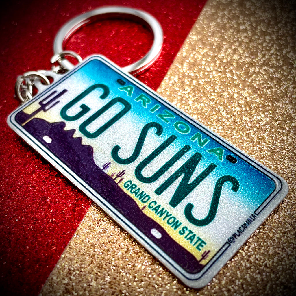 Custom US License Plate Keychain