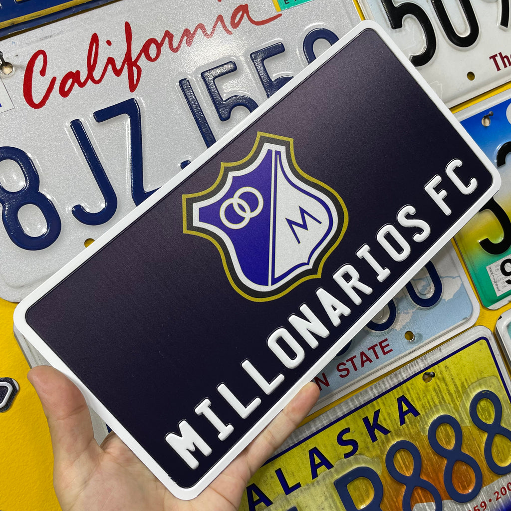 Custom US Aluminium Embossed Vanity License Plate