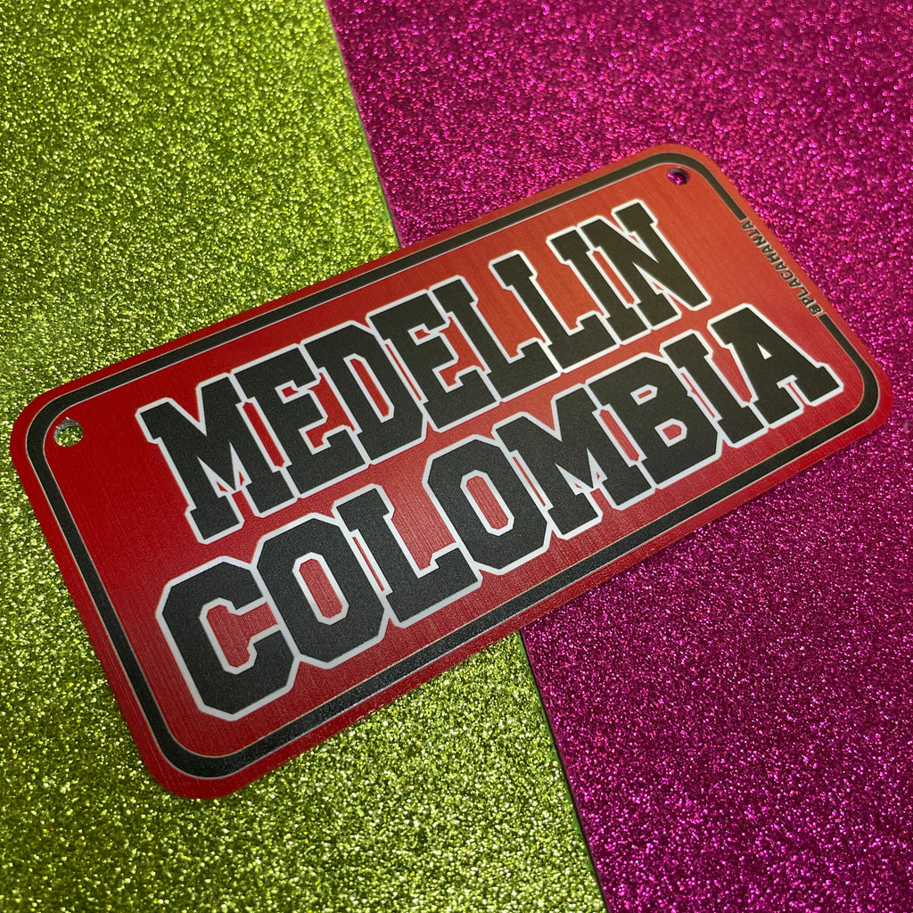 Custom Plastic Bike's License Plate