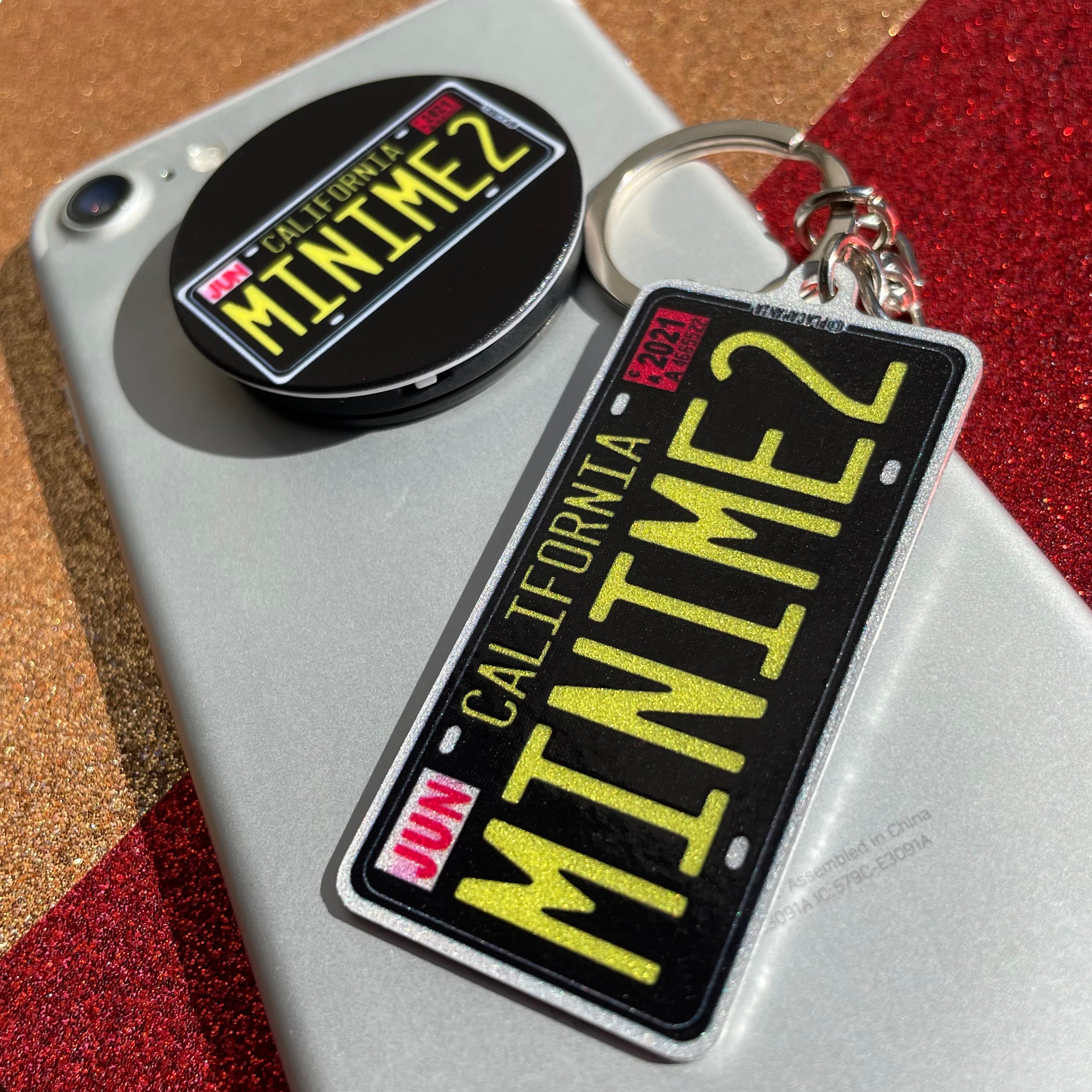 Custom US License Plate Keychain