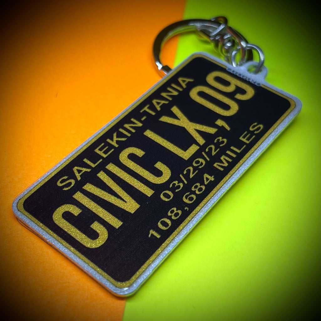 Best Personalized License Plate Keychain – Placamania