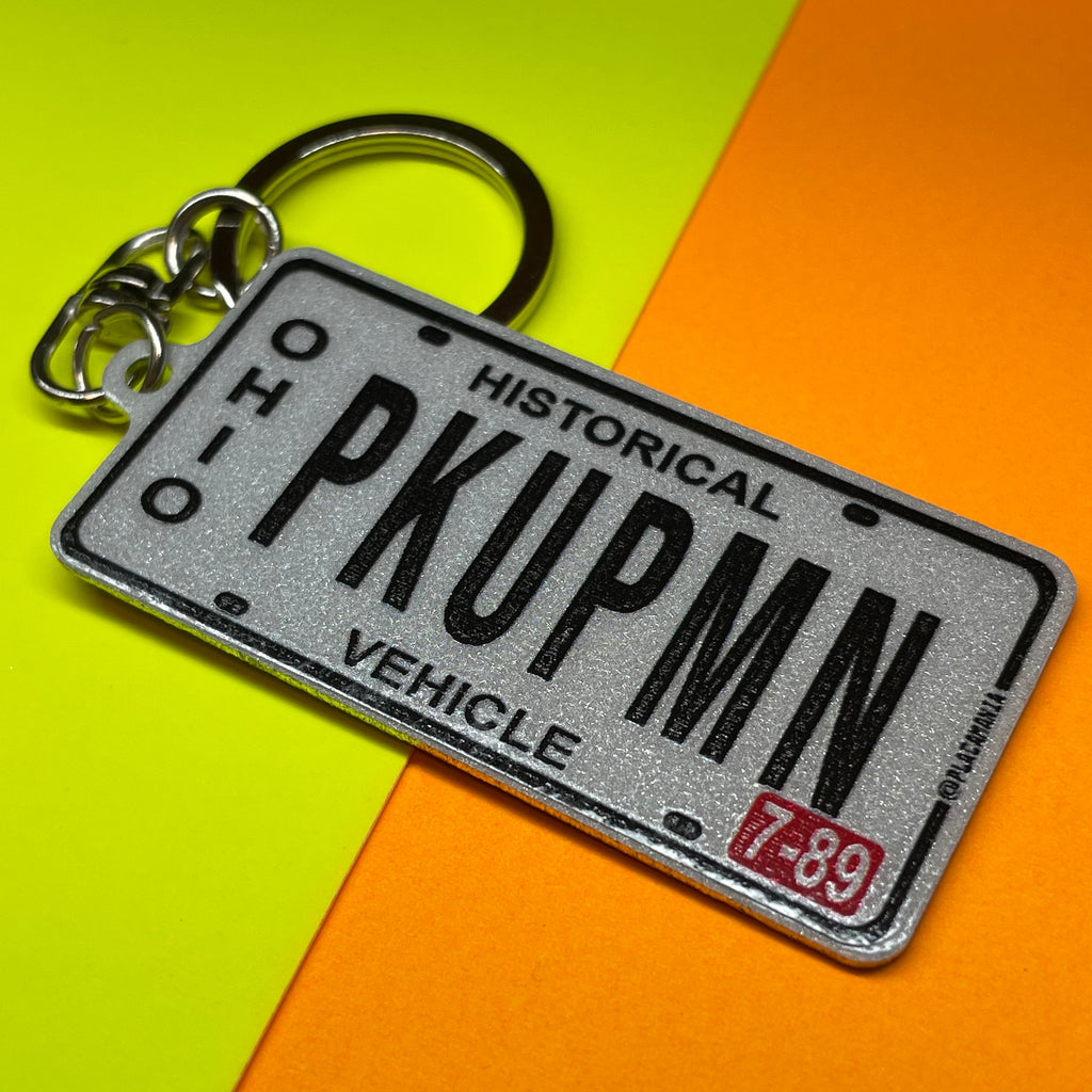 Custom US License Plate Keychain